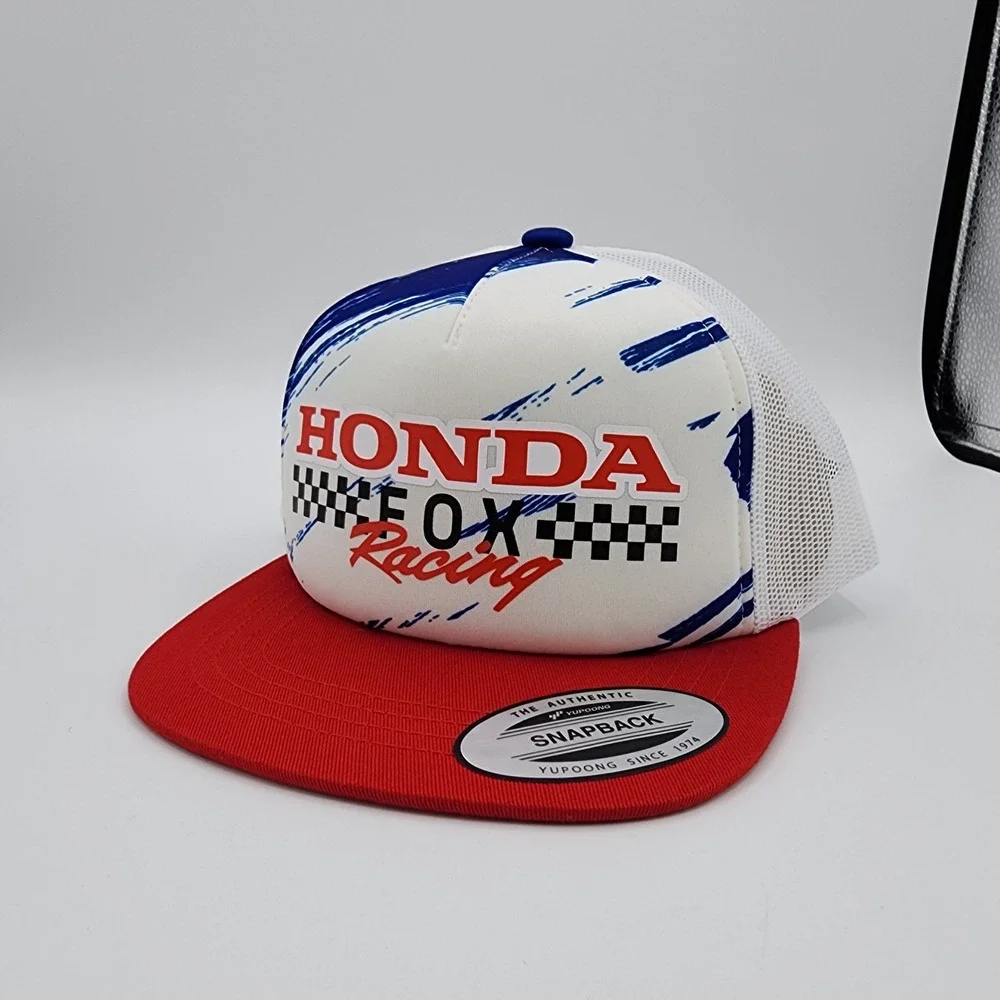 Honda Fox Racing Snapback Kids Hat YOUTH Size Mesh Back Licensed Cap NEW w/‎ Tag